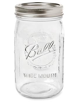 Ball&reg; Wide Mouth Glass Canning Jars - 32 oz S-19403