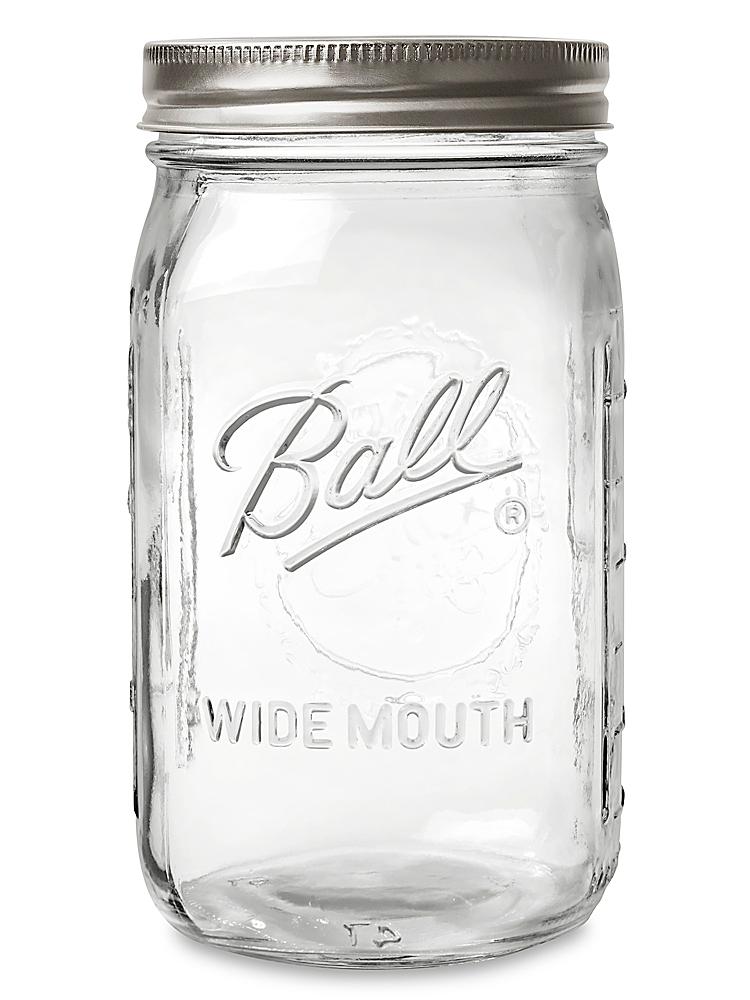 Single 1pc MASON JAR Ball 32 Oz Wide Mouth Canning Jars 