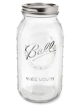 Ball® Wide Mouth Glass Canning Jars Skid Lot - 64 oz S-19404S