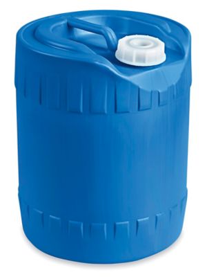 Screw Top Pail - 2.5 Gallon, Blue Lid S-18115BLU - Uline