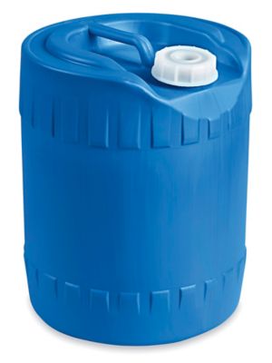 Closed Head Poly Pail - 5 Gallon, Blue S-19412