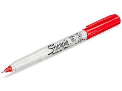 918871-1 Sharpie Permanent Marker, Red, Marker Tip Fine, Barrel