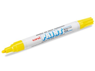 JAM Paper Broad Point Opaque Paint Markers, Yellow, 2/Pack in the
