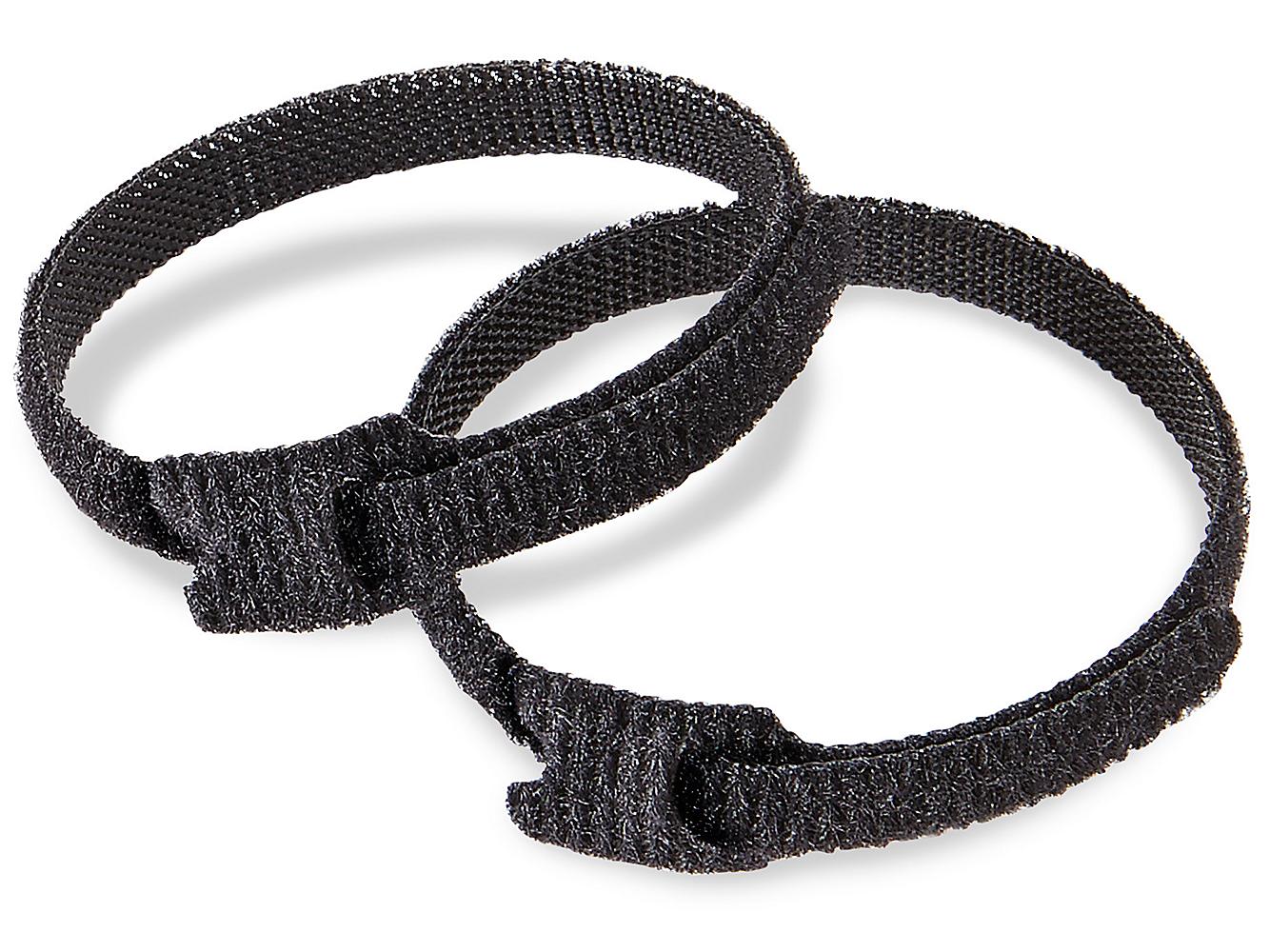 Illustrer For pokker Modsige Velcro® Brand Cable Ties - 1/2 x 8", Black S-19436 - Uline