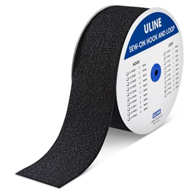 Uline Hook and Loop Dots Combo Pack - 1/2, Black S-17144 - Uline