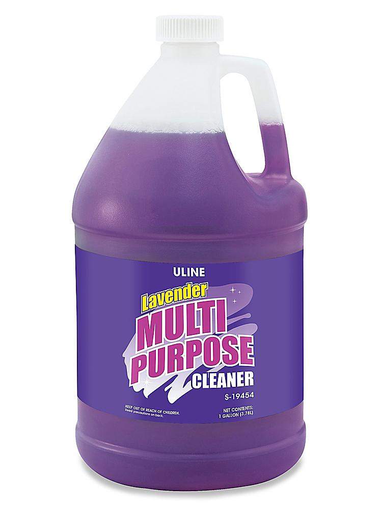 Uline Multi-Purpose Cleaner - Lavender Scent, 3.8 L Bottle S-19454 - Uline