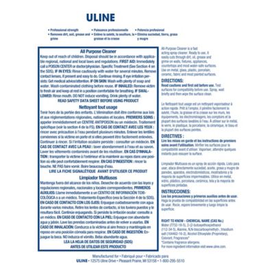 Uline Cleaning Vinegar in Stock - ULINE