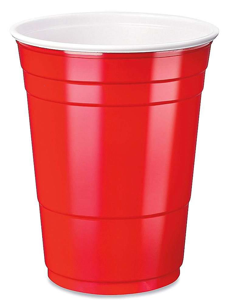 Solo® Party Cups - 16 oz, Red S-19462R - Uline