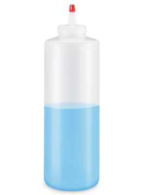 Cylinder Squeezable Bottles - 32 oz