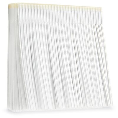 Plastic Pre-Cut Twist Ties - 5, White S-3810W - Uline