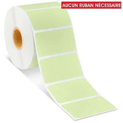 Desktop Direct Thermal Labels - Green, 2 1/4 x 1 1/4" S-19477G