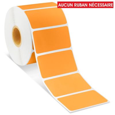 Desktop Direct Thermal Labels - Orange, 2 1/4 x 1 1/4" S-19477O