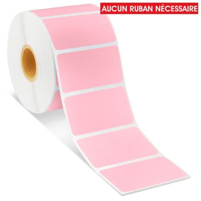 Desktop Direct Thermal Labels - Pink, 2 1/4 x 1 1/4" S-19477P