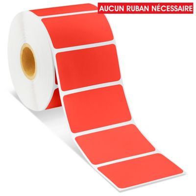 Desktop Direct Thermal Labels - Red, 2 1/4 x 1 1/4" S-19477R