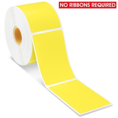 Desktop Direct Thermal Labels - Yellow, 2 x 3" S-19478Y