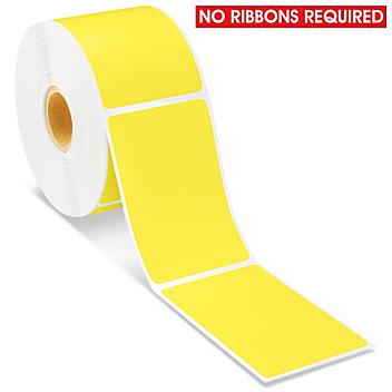 Desktop Direct Thermal Labels - Yellow, 2 x 3" S-19478Y