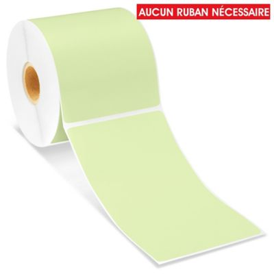 Desktop Direct Thermal Labels - Green, 3 x 5" S-19479G
