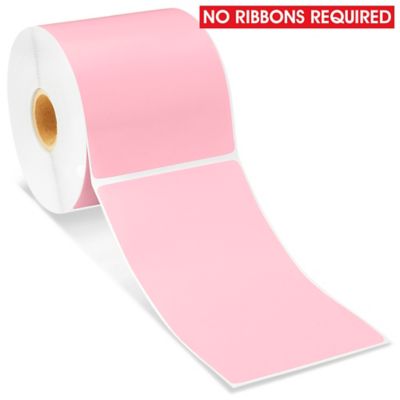 Desktop Direct Thermal Labels - Pink, 3 x 5" S-19479P