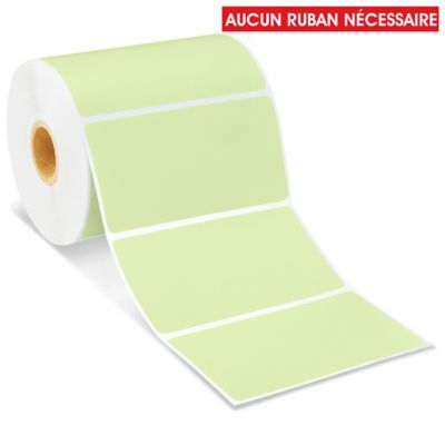 Desktop Direct Thermal Labels - Green, 4 x 2" S-19480G
