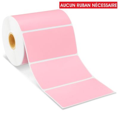 Desktop Direct Thermal Labels - Pink, 4 x 2" S-19480P