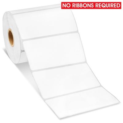 Removable Adhesive Desktop Direct Thermal Labels - 4 x 2" S-19485