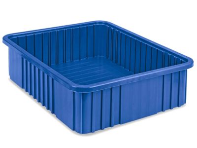 Advantus Corp (6 Pack) Plastic Storage Containers with Dividers