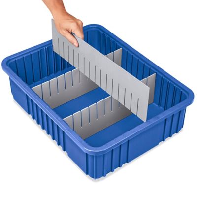 Plastic Divider Boxes, Grid Containers in Stock - ULINE