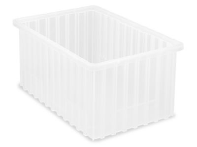 Divider Box - 15 x 9 x 8", Clear S-19498