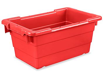 Cross-Stack Tub - 18 x 11 x 8", Red S-19502R