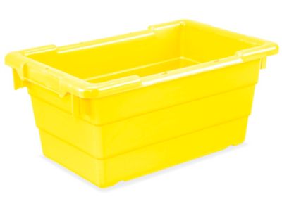 Cross-Stack Tub - 18 x 11 x 8", Yellow S-19502Y