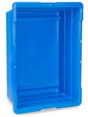 Heavy-Duty Stack and Nest Containers - 24 x 15 x 8, Red S-19473R - Uline