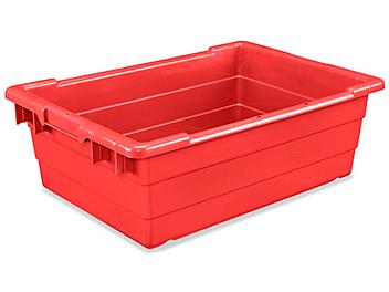 Cross-Stack Tub - 24 x 17 x 8", Red S-19503R