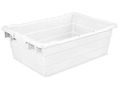 Cross-Stack Tub - 24 x 17 x 8", White S-19503W