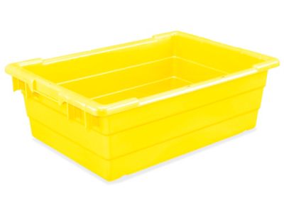 Two-Tone Plastic Stackable Tubs / Nestable Tubs - Greenwood Plastics  Industries