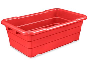 Cross-Stack Tub - 25 x 16 x 9", Red S-19504R