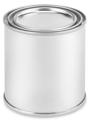 MHO Containers | 1/4 Pint (Small) Tin Paint Cans with Lined Coating | Made  in USA — Pack of 6