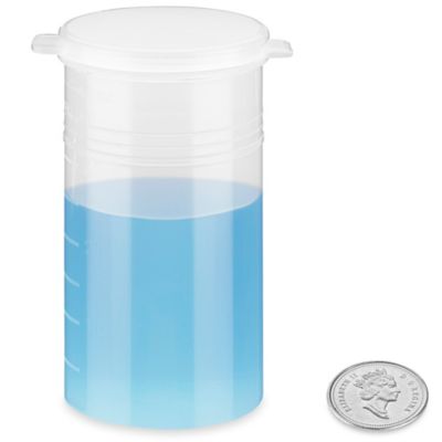 SBYURE 120 Pieces 5 ML Plastic Sample Bottles Vial Storage Mini Clear  Storage Case with Lid