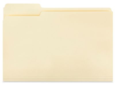 File Folders - Letter, Manila S-19528 - Uline