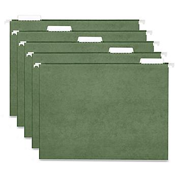 Hanging File Folders - Letter, Green S-19530