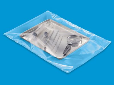 Cleanroom Poly Zipper Bags 10x12- 4mil Clear