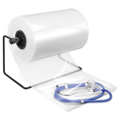 Cleanroom Poly Tubing Roll - 4 Mil, 12" x 500' S-19542