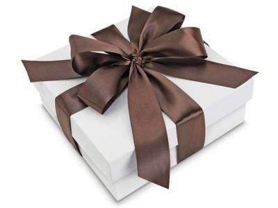 Satin Ribbon - 1 1/2" x 50 yds, Brown S-19580BR