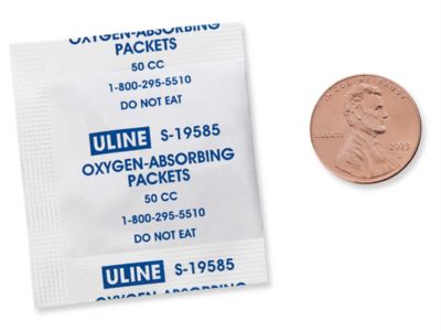 OxygenAbsorbing Packets 50 cc S19585 Uline