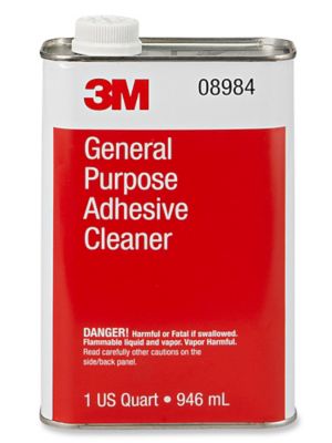 3M 08984 General Purpose Adhesive Cleaner - 1 Quart S-19595 - Uline