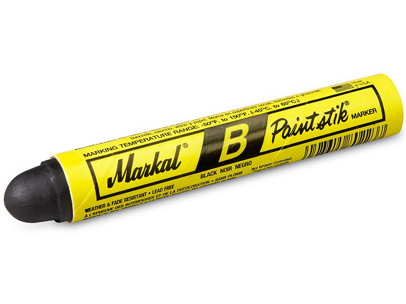 Markal® B® Paintstik® Markers - Black S-19600BL - Uline