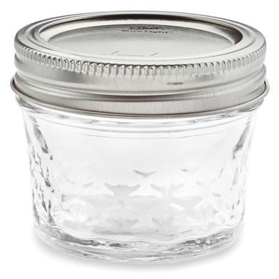 Ball® Wide Mouth Glass Canning Jars - 8 oz S-19401 - Uline