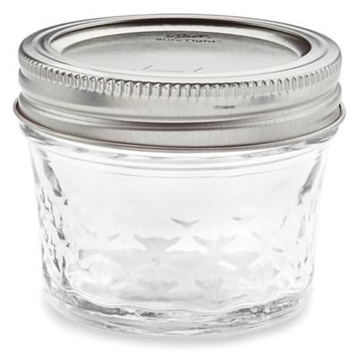 Ball 4 oz Quilted Crystal Jars