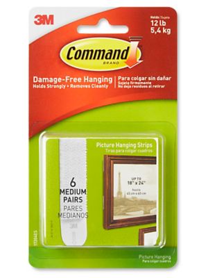 3M 17204 Command™ Picture Hanging Strips Medium S19701 Uline