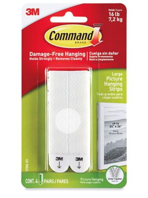 3M 17206 Command Picture Hanging Strips Large