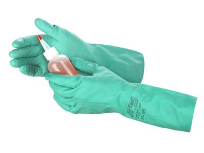 Ansell&amp;reg; AlphaTec&amp;reg; Sol-Vex&amp;reg; Chemical Resistant Nitrile Gloves - 13&quot;, 11 Mil